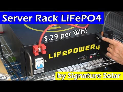 Best Value: Server Rack LiFePO4 Solar Battery
