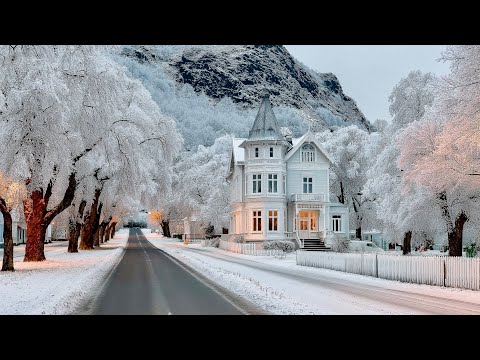 Tromso, Norway 🇳🇴 - Deep Winter 🥶 - 4K HDR Walking Tour