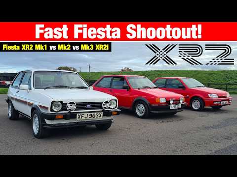 Fiesta XR2 Mk1 vs Mk2 vs Mk3 XR2i - Fast Ford Shootout!