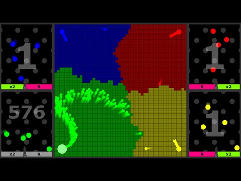 Multiply or Release - Marble Race in Algodoo