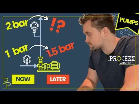 Increasing pump suction pressure... What happens to the discharge pressure?