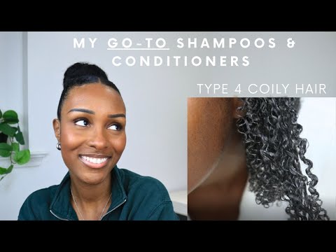 My TOP Go-To Shampoos & Conditioners | Fine Type 4 Coily Hair