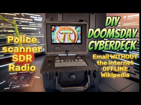 DIY Doomsday Cyberdeck EMAIL/TEXT without INTERNET