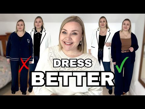 How to fix a bad outfit | plus size outfit inspiration for apple shapes