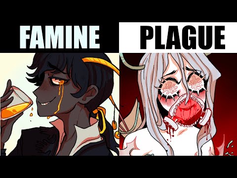 if the four horsemen were cute girls (+ guys)