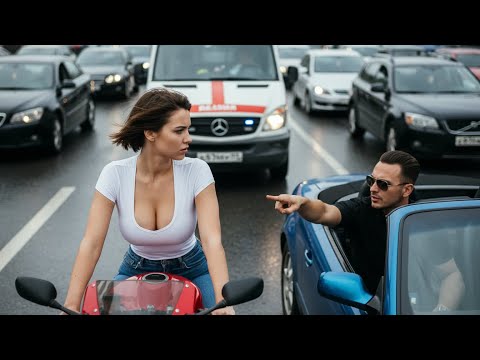 Байкеры перекрыли скорую. Но курьер оказалась бывшим офицером спецназа.