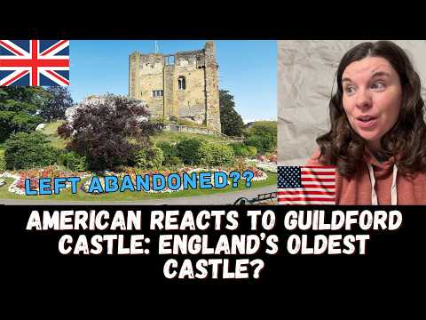 Why not restore it?? American reacts to Guildford Castle: England’s Oldest Castle?