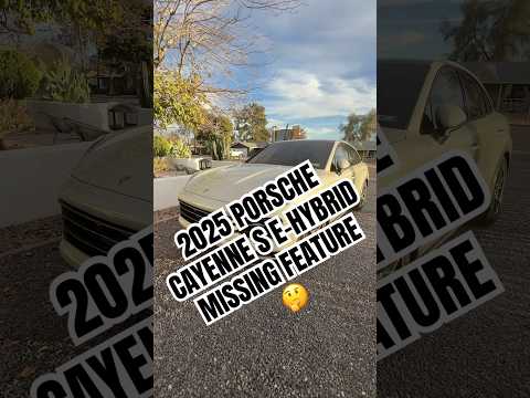 SHOULD THIS BE STANDARD? #Porsche #porschecayennese-hybrid #2025porschecayenne