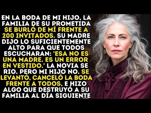Los Suegros De Mi Hijo Se Burlaron De Mí Frente A Invitados En Su Boda. Su Mundo Se Derrumbó