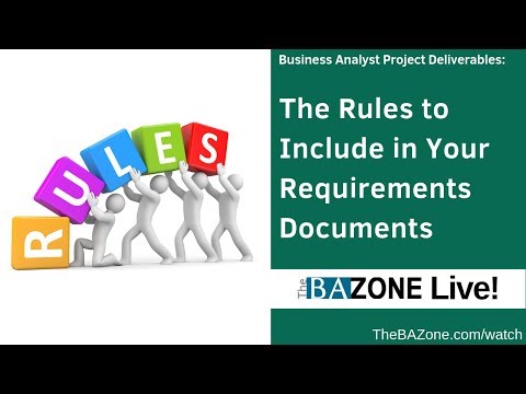 The Rules to Include in Your Requirements Documents