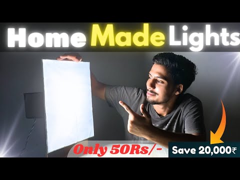 How to make soft box lights at home | diy softbox light | #diy #howtomake