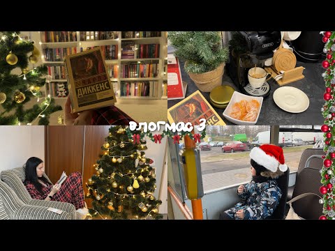 КНИЖНЫЙ ВЛОГМАС | день 3 | читаем классику🎄📚