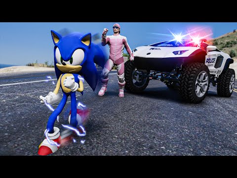 Robbing Banks with Sonic in GTA 5