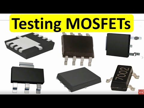 How to test MOSFET in circuit using multimeter, how to test MOSFET transistor with 8 and 3 terminals