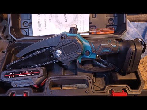 Цепная мини пила. Тест. Ремонт. Доработка.