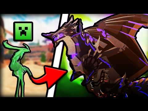 EVERY KILL, my MINECRAFT CREATURE EVOLVES.. | Creatures of Sonaria
