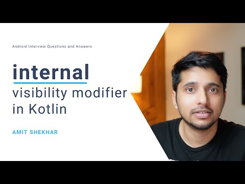 internal visibility modifier in Kotlin | Amit Shekhar | @Outcome School