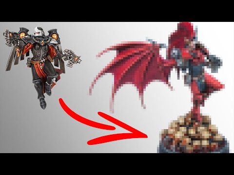 Kitbashing KHORNE Corrupted Sisters of Battle