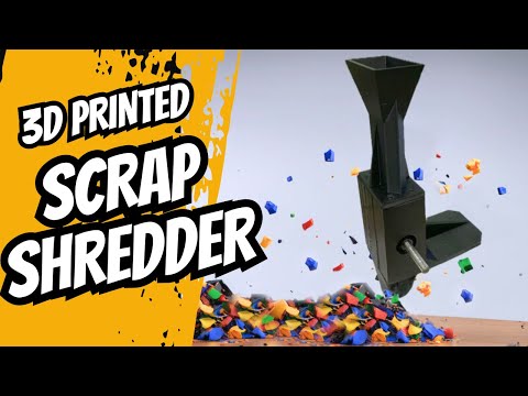 Shredding your 3D printed scraps