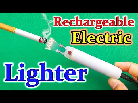 Amazing Rechargeable Electric Lighter | How To Make A Lighter Science Project | Powerful Lighter DIY