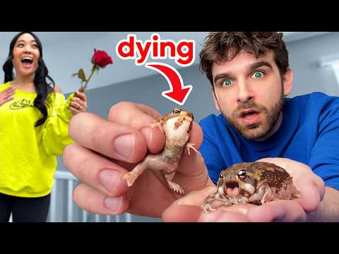 A Girl Surprised Me with DEADLY FROGS for Valentine's Day...