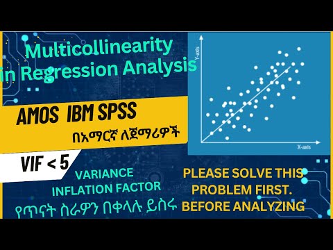 Multicollinearity in Regression Analysis: (Amharic) በአማርኛ Master in SPSS & AMOS with Ease!