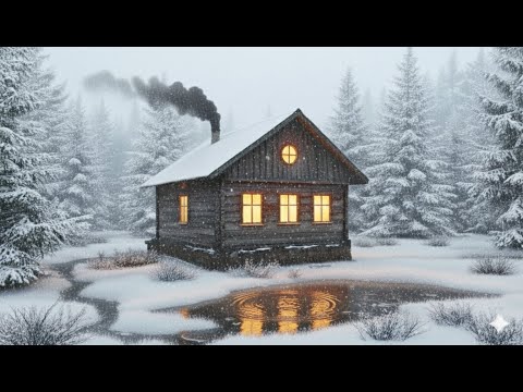 Survive the night against strong SNOW STORMS and FREEZING COLD in wooden houses! SOLO CAMPING
