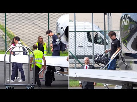 F1 DRIVERS Arriving in PRIVATE JETS Compilation