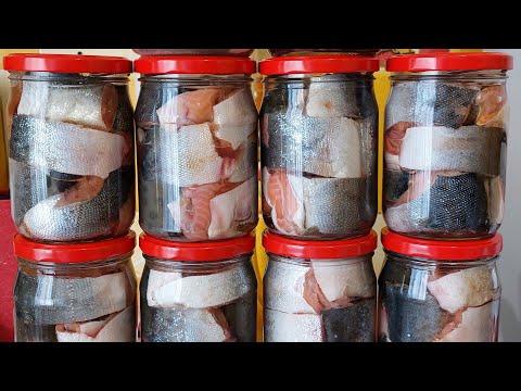 И 100 банок будет мало! Домашние консервы из горбуши с маслом в автоклаве.