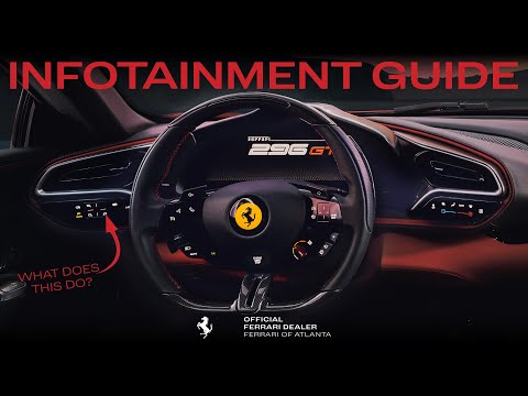 Ferrari 296 GTB: Infotainment Guide