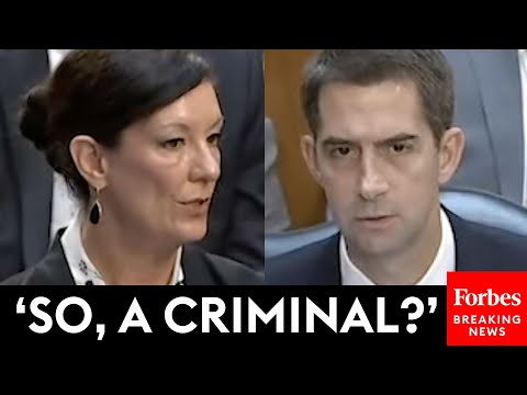 'What Is A Justice-Involved Individual?': Tom Cotton Grills Top Prison Official About Semantics