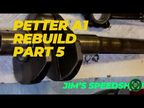 Petter A1 Rebuild crank handle and some lathe work 