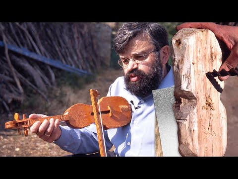 Horse hair, wood and tin to make a musical instrument: the rebec | Documentary film