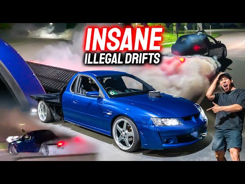 WELCOME TO AUSTRALIA - The World’s Craziest Illegal Street Drifting, Skids & Burnouts