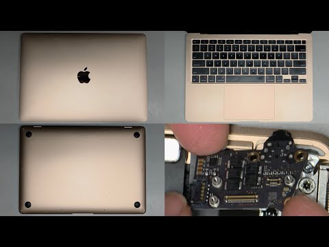 A2337 13" Inch 2020 M1 MacBook Air Touch ID Right Speaker Headphone Jack Board Replacement Repair