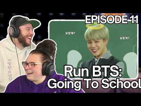 BTS ARE GOING TO SCHOOL! | RUN BTS! EP. 11 | COUPLE REACTS