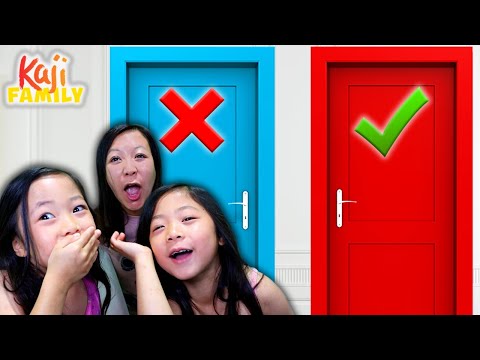 Emma and Kate Play Don't Pick The Wrong Door!