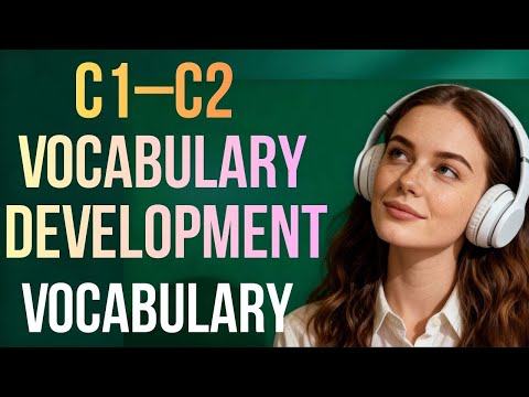 Speak Fluently with Advanced English Vocabulary | C1–C2 Level | 30 Lessons with Real Usage