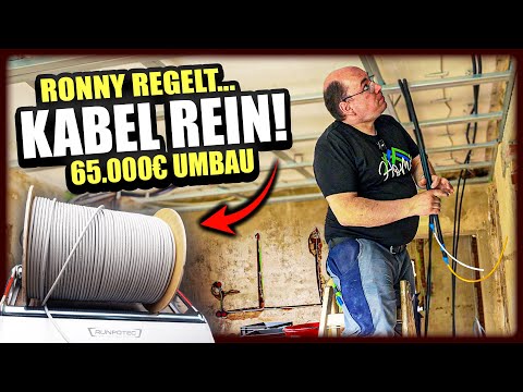 Rough electrical installation: Laying cables and installing sockets in a €65,000 renovation! | Ho...