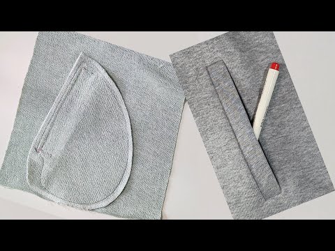 Welt pocket sewing method to make it easier, faster and neater