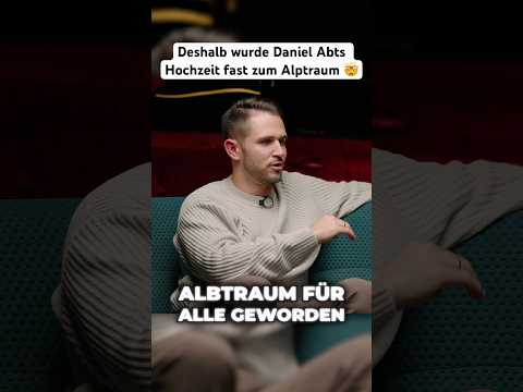 Deshalb wurde Daniel Abts Hochzeit fast zum Alptraum 🤯