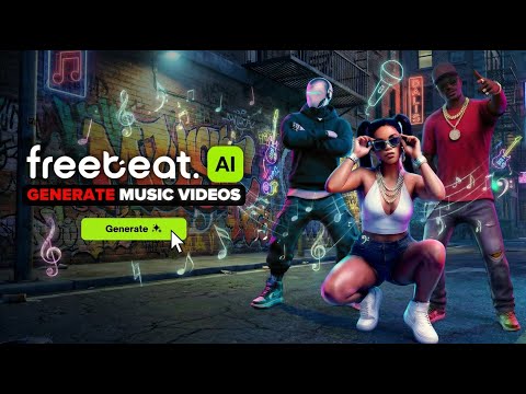 Turn Songs into AI Music Videos | Freebeat AI Music Video Generator