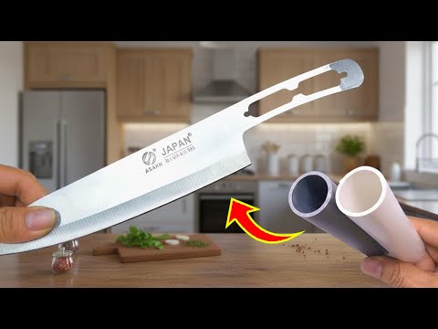 Don’t Throw Away Your PVC Pipe! I’ll Show You How to Make a Knife Handle from PVC | Creation Hack