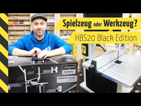 Spielzeug oder Werkzeug? · Bandsäge Scheppach HBS20 · Black Edition