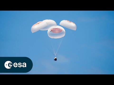 Splashdown of Axiom 3 Mission with Marcus Wandt