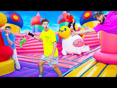 INSANE Game of Tag in World's Largest Inflatable