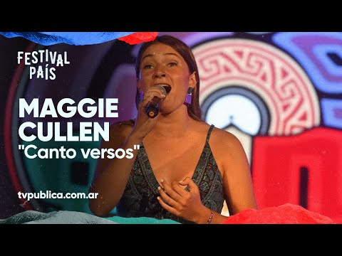 Canto Versos por Maggie Cullen en Cosquín - Festival País