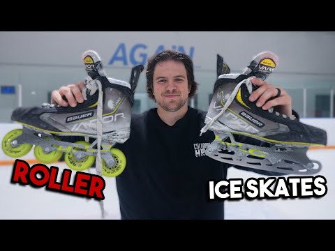 IS IT TRASH? - ROLLER-BLADE ICE SKATES...