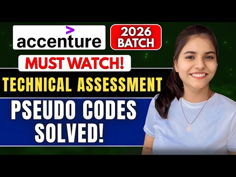 Pseudo Codes Questions 2026 Batch | Accenture Pseudo Codes | Capgemini Pseudocodes questions 2025