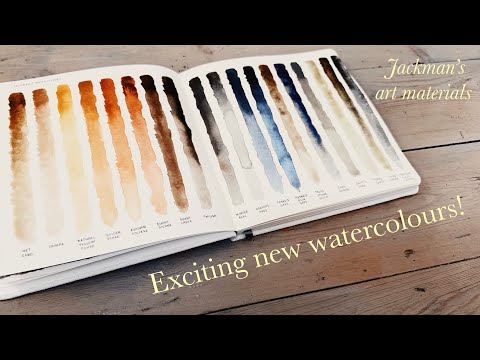 Exciting new paints! ✹ Jackman's watercolours & how I use watercolour and gouache together